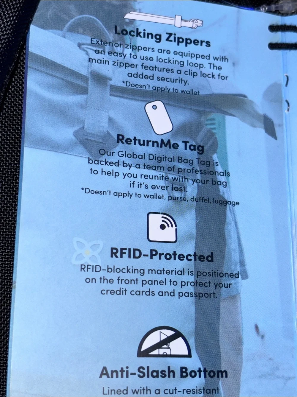 Sherpani x REI Co-op Travel Anti-Theft RFID-Protection Backpack Exploration NEW